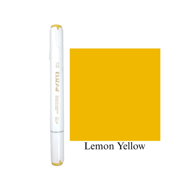 ماژیک دوسر برند الیزا کد 35 (Lemon yellow) بوک کلاب ایران 1