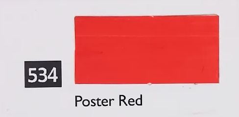  رنگ گواش وستا کد 534 (poster red) حجم 30 میل | vesta بوک کلاب ایران 2 