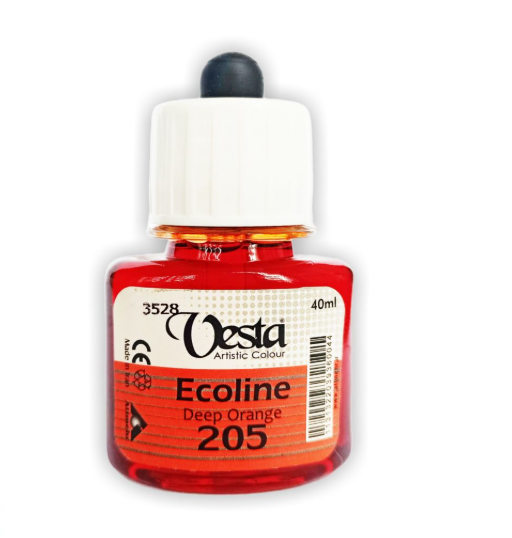 رنگ اکولین وستا Deep Orange) 205) حجم 40 میل بوک کلاب ایران 1
