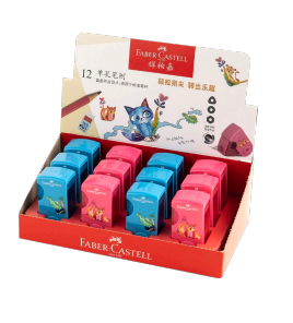  تراش تک سوراخ مینی حیوانات اسلیو کد (182725) | FABER-CASTELL بوک کلاب ایران 1 