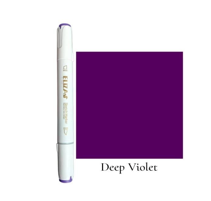 ماژیک دوسر برند الیزا کد 81 (Deep violet) | ELIZA بوک کلاب ایران 1