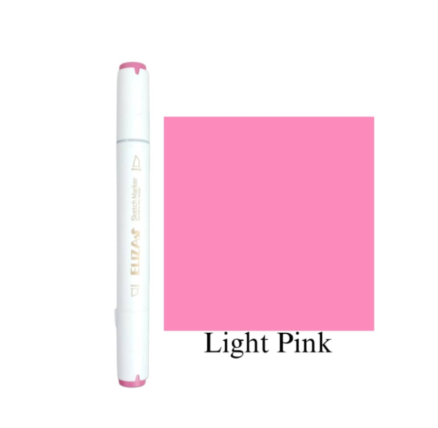 ماژیک دوسر برند الیزا کد 138 (Medium pink) | ELIZA بوک کلاب ایران 1