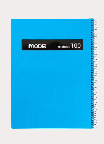  دفتر 100 برگ رحلی خطی طلقی افقی | MODIR بوک کلاب ایران 9 