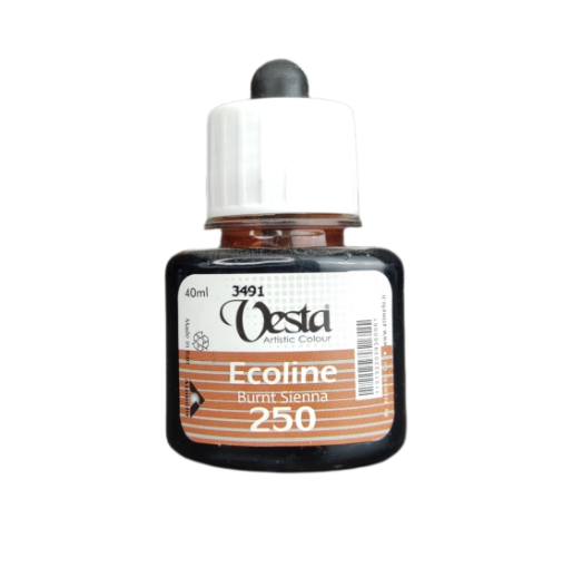  رنگ اکولین وستا کد 250 (Burnt Sienna) حجم 40 میل بوک کلاب ایران 1 