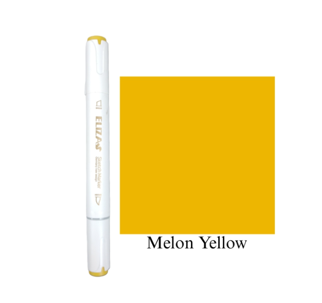 ماژیک دوسر برند الیزا کد 33 (Melon yellow) | ELIZA بوک کلاب ایران 1