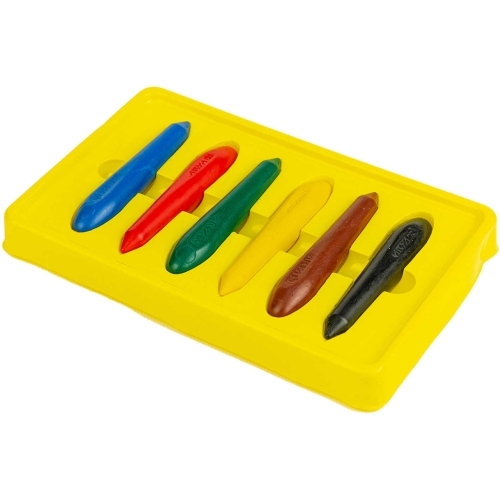  مداد شمعی (کرایون) مدل مدادی ۶ رنگ آریا بوک کلاب ایران 