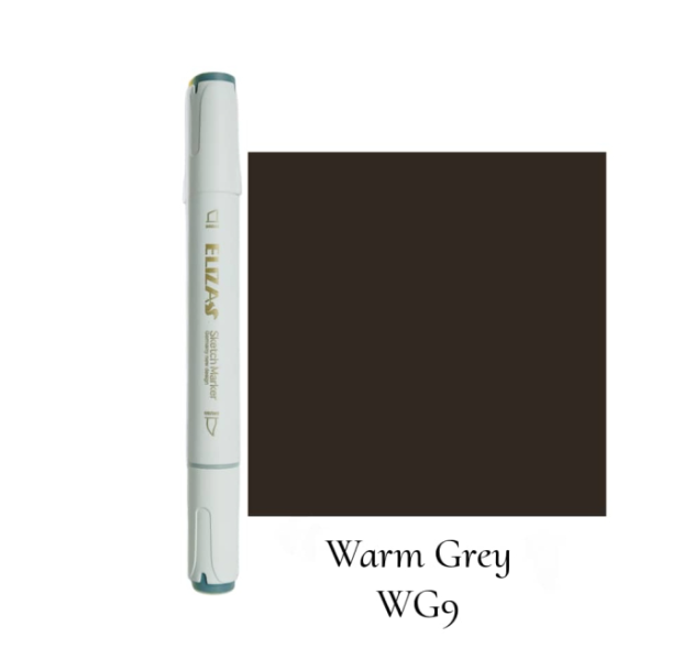 ماژیک دوسر برند الیزا (Warm grey) | ELIZA WG9 بوک کلاب ایران 1