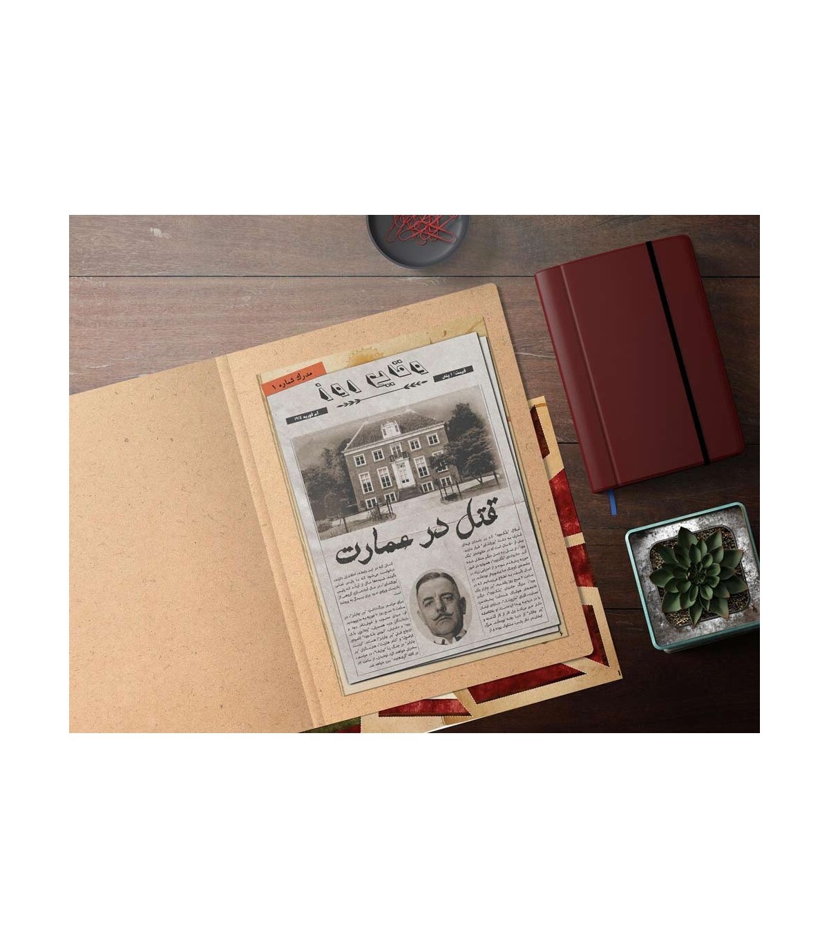 پرونده معمایی قتل در عمارت | مدل گنجفه گیمز بوک کلاب ایران4