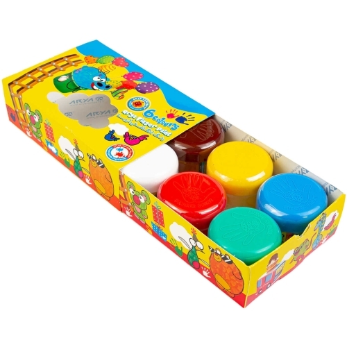  رنگ انگشتی 6 رنگ آریا بوک کلاب ایران3 