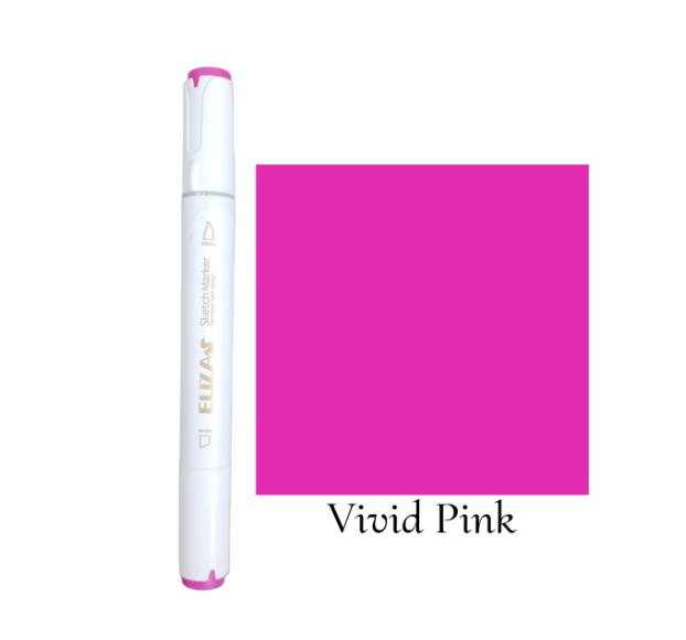  ماژیک دوسر برند الیزا کد 6 (Vivid pink) بوک کلاب ایران 1 