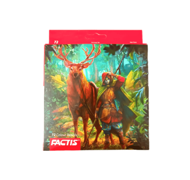  مداد رنگی 72 رنگ جعبه مقوایی فکتیس بوک کلاب ایران 1 