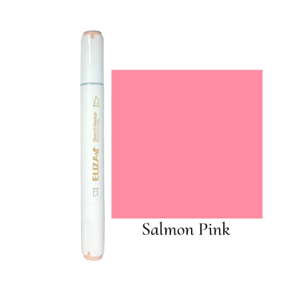 ماژیک دوسر برند الیزا کد 25 (Salmon pink) بوک کلاب ایران 1