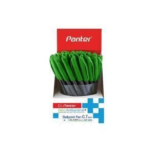  خودکار فوق روان باکتریوپاد سبز دکتر پنتر مدل DP-105 نوک 0.7 mm لیوان 50 عددی بوک کلاب ایران 