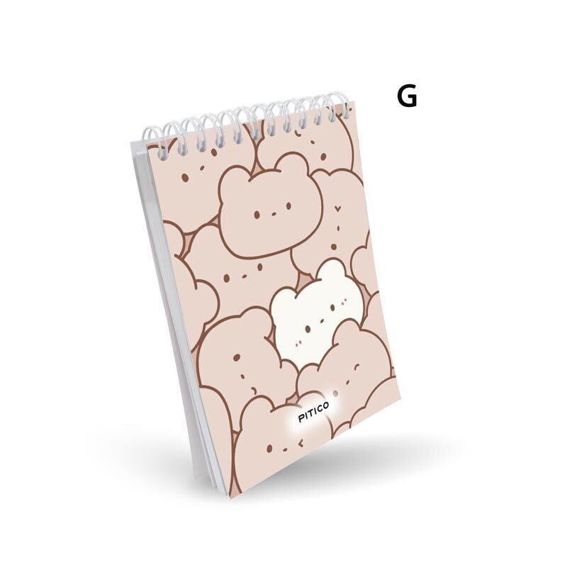  دفترچه یادداشت A6 پیتیکو طرح حیوانات ( کد 220 ) بوک کلاب ایران H 