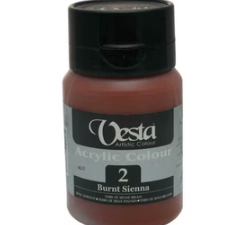 رنگ اکریلیک وستا کد 2 (burnt sienna) حجم 250 میل بوک کلاب ایران 1 
