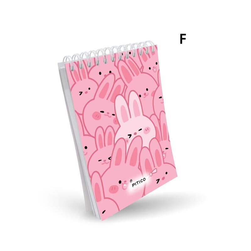  دفترچه یادداشت A6 پیتیکو طرح حیوانات ( کد 220 ) بوک کلاب ایران I 