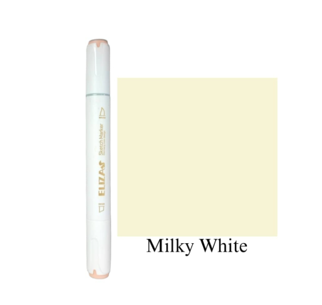 ماژیک دوسر برند الیزا کد 132 (Milky white) | ELIZA بوک کلاب ایران 1
