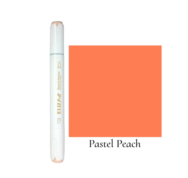 ماژیک دوسر برند الیزا کد 26 (Pastel peach) بوک کلاب ایران 1