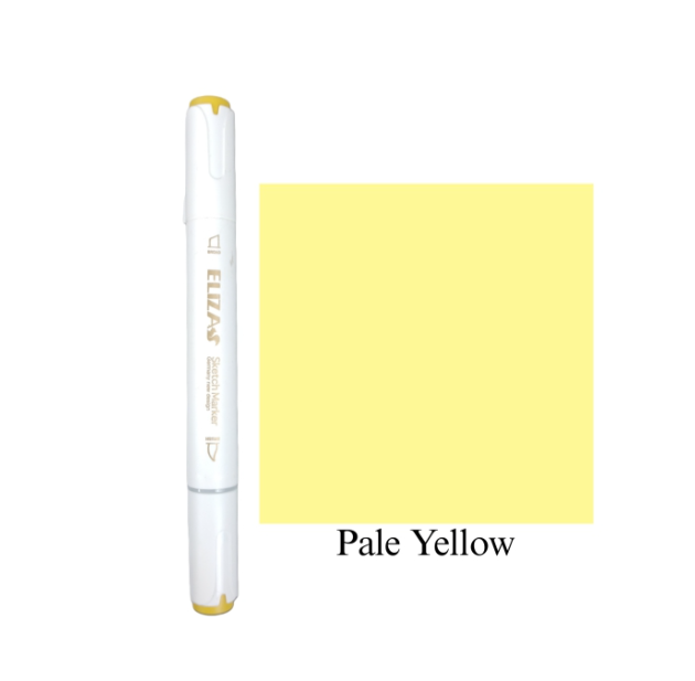 ماژیک دوسر برند الیزا کد 38 (Pale yellow) | ELIZA بوک کلاب ایران 1 