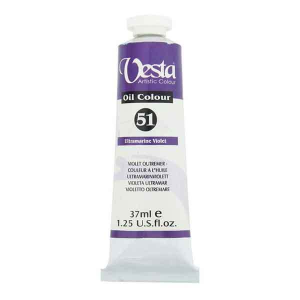 رنگ روغن وستا کد Ultramarine Violet) 51) بوک کلاب ایران 1