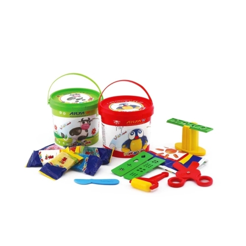  خمیر بازی 6 رنگ آریا سطلی مدل IML بوک کلاب ایران 2 