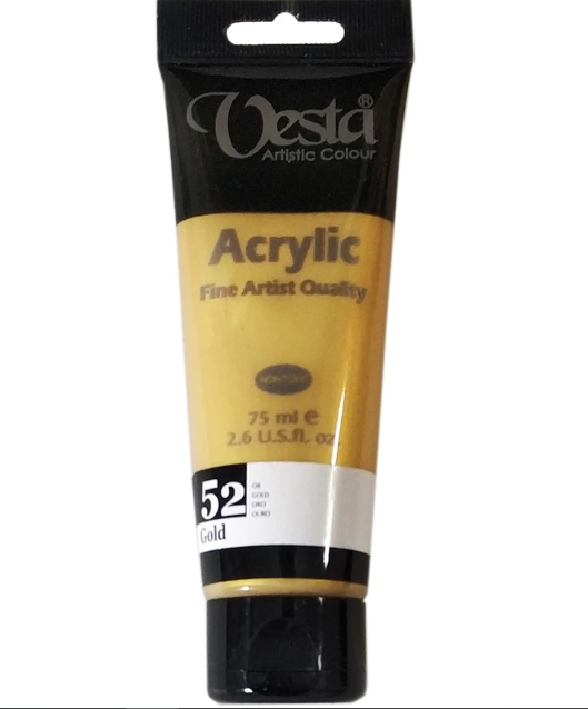  رنگ اکریلیک وستا کدGold) 52) بوک کلاب ایران 1 