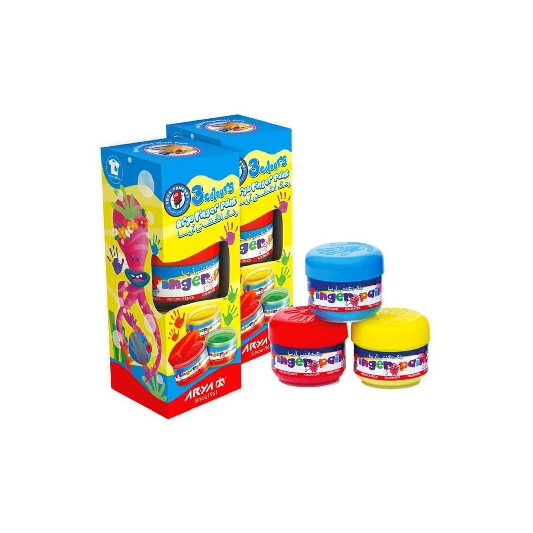  رنگ انگشتی 3 رنگ آریا بوک کلاب ایران 