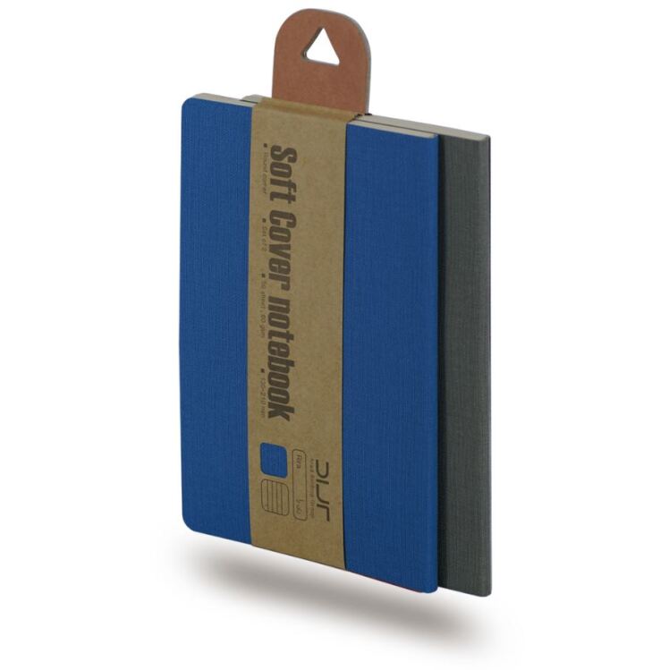 دفتر خط دار 56 برگ دو قلو ری را آراد| طرح طوسی آبی 1 بوک کلاب ایران 1