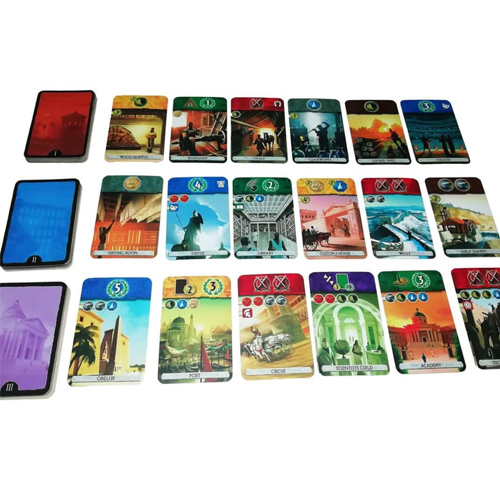  بازی عجایب هفتگانه: دوئل ( به همراه افزونه پنتئون) 7wonders Duel Pantheon | مدل دهکده بردگیم بوک کلاب شیراز 5 