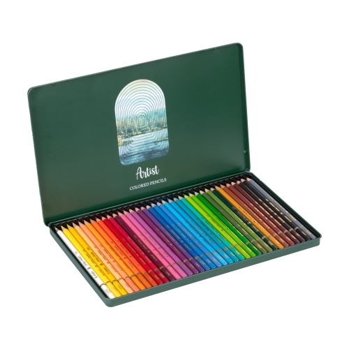  مداد رنگی 36 رنگ جعبه فلزی آریا آرتیست بوک کلاب ایران3 