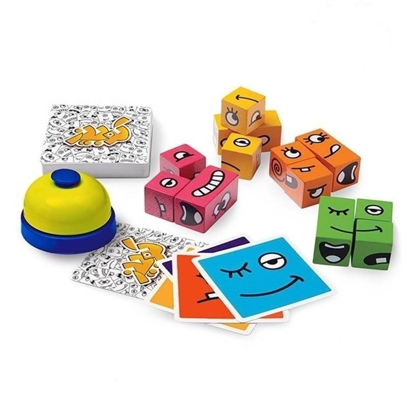 بازی کیوبز CUBEEZ چوبی و زنگ دار | مدل Day baby بوک کلاب شیراز 1