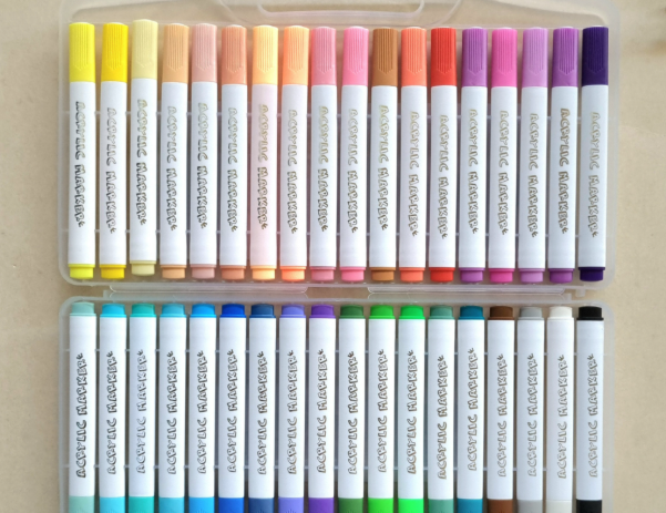 ماژیک براش اکریلیک 36 رنگ فانتزی | ACRYLIC MARKER بوک کلاب ایران 2 