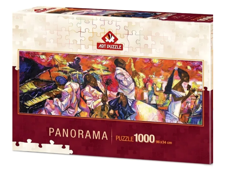  پازل 1000 تکه (Colors of Jazz panorama) | ART PUZZLE بوک کلاب ایران 1 