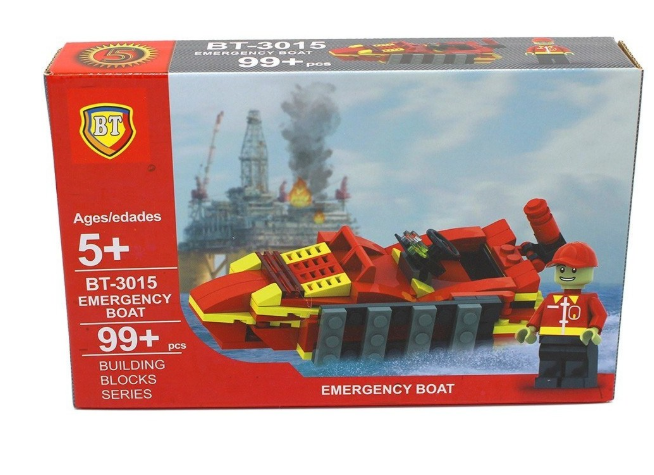  لگو آتش نشان 3011/3016 | BT - EMERGENCY BOAT بوک کلاب ایران 1 
