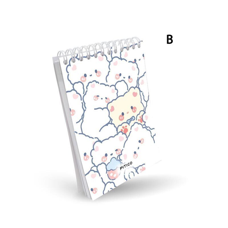  دفترچه یادداشت A6 پیتیکو طرح حیوانات ( کد 220 ) بوک کلاب ایران B 