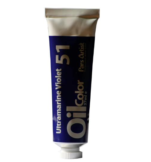  رنگ روغن پارس آرتیست کد 51 (Ultramarine Violet) حجم 37 میل | PARS ARTIST بوک کلاب ایران 1 