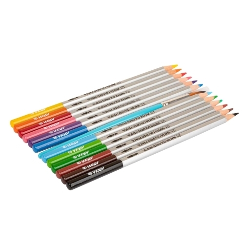 مداد آبرنگی 12 رنگ جعبه مقوایی آریا آرتیست بوک کلاب ایران2