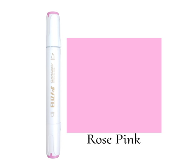 ماژیک دوسر برند الیزا کد 8 (Rose pink) بوک کلاب ایران 1