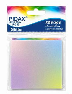  کاغذ یادداشت پیداکس 50 برگی اکلیلی کد (380) سایز 7.5*7.5 | PIDAX F بوک کلاب ایران 1 