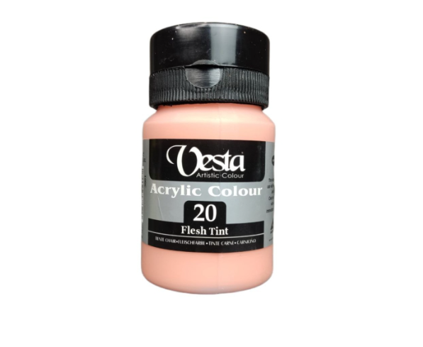  رنگ اکریلیک وستا کد 20 (flesh Tint) حجم 250 میل بوک کلاب ایران 1 