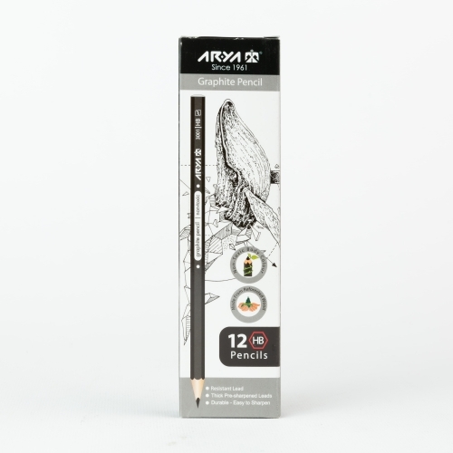  مداد مشکی بسته 12 عددی آریا بوک کلاب ایران 