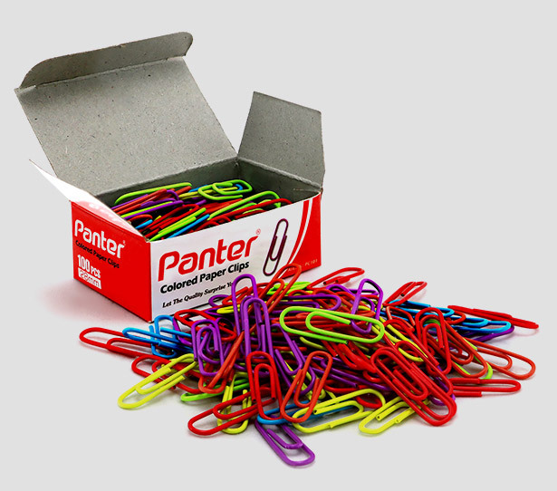  گیره کاغذ رنگی /28 میلی‌متری /مدل PC 101 / بسته 100 عددی بوک کلاب ایران 4 