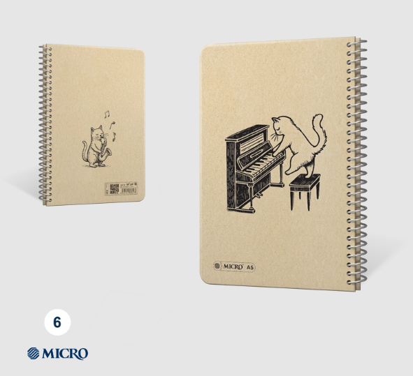  دفتر نقطه ای کرافت میکرو سیمی سایز (21*14) | MICRO بوک کلاب ایران 6 