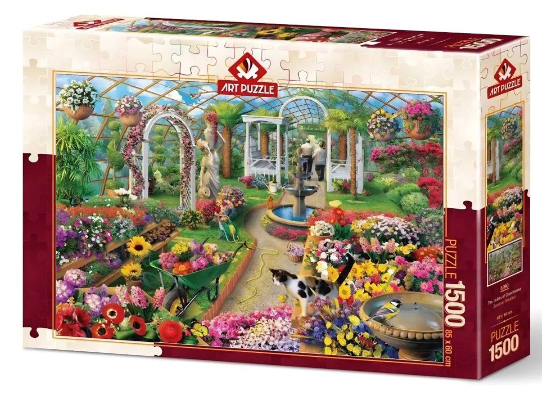 پازل 1500 تکه (The Colors of Greenhouse) | ART PUZZLE بوک کلاب ایران 1