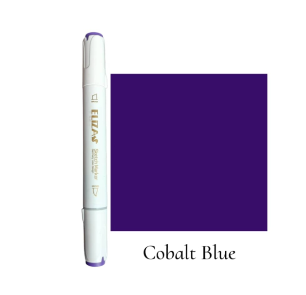  ماژیک دوسر برند الیزا کد 71 (Cobalt blue) | ELIZA بوک کلاب ایران 1 