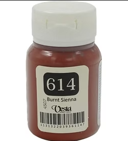  رنگ پارچه وستا کد 614 (Burnt Sienna ) حجم 60 میل بوک کلاب ایران 1 