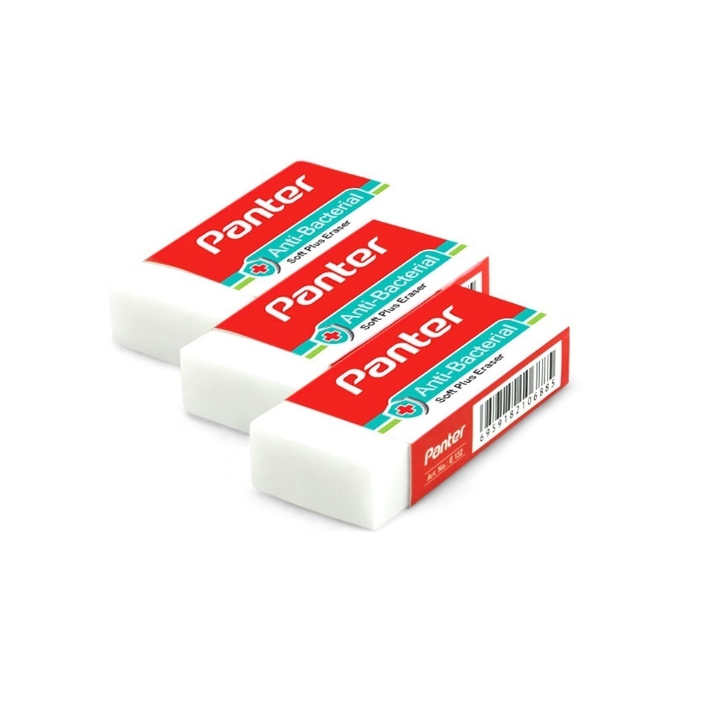  پاک کن آنتی باکتریال پنتر/ E - 136 /soft plus / کوچک / سفید / بسته 30 عددی بوک کلاب ایران 