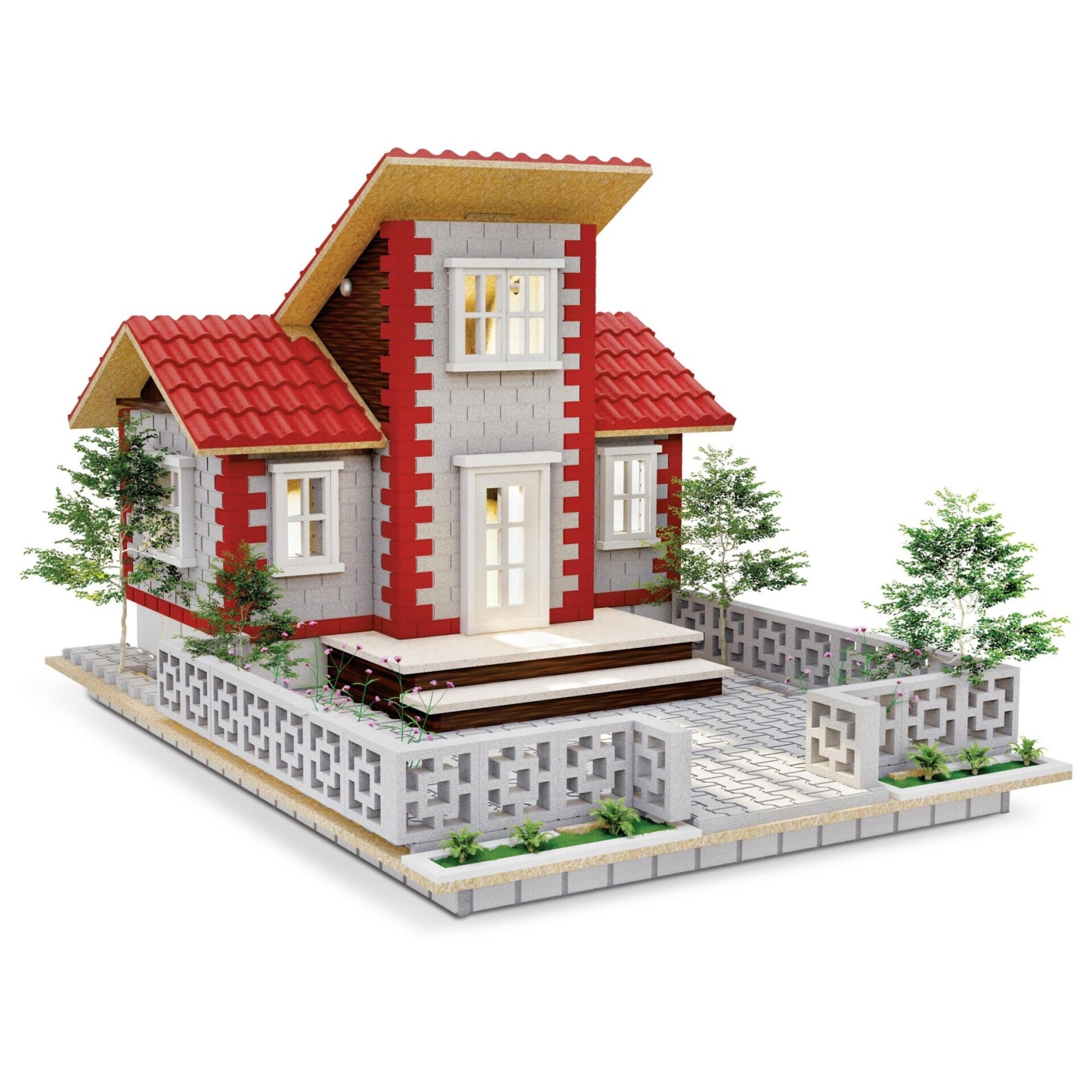  کیت ساختنی Eshel مدل ویلای کوهستانی 1:24 بوک کلاب ایران 