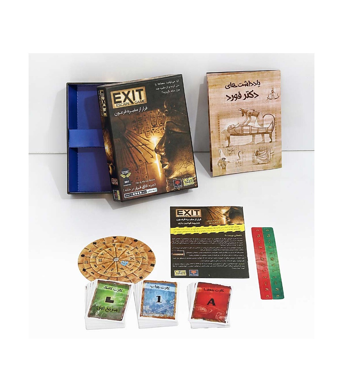  بازی خروج: فرار از مقبره فرعون Exit: The Pharaoh's Tomb | مدل فاکس گیمز و فان تایمز بوک کلاب ایران2 