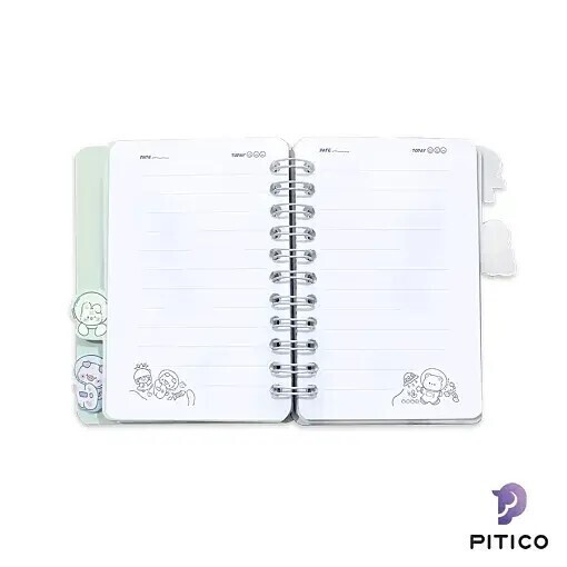  دفترچه یادداشت دیوایدر دار پیتیکو سری دختر کیوت بوک کلاب 3 